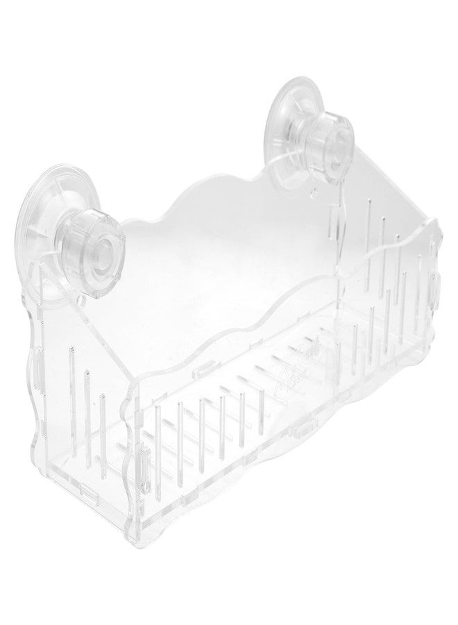 POPETPOP Acrylic Aquarium Plant Cup Space-Saving Suction Cup Design Fish Tank Planter - Image 1